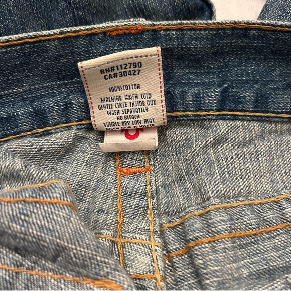 True Religion Men's Ricky Five Pocket Jeans 34x33 Made In USA - Picture 8 of 8